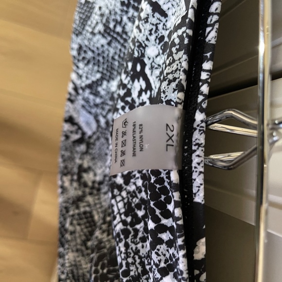 Snakeskin bathing suit bottom 2XL NWOT - Picture 3 of 3